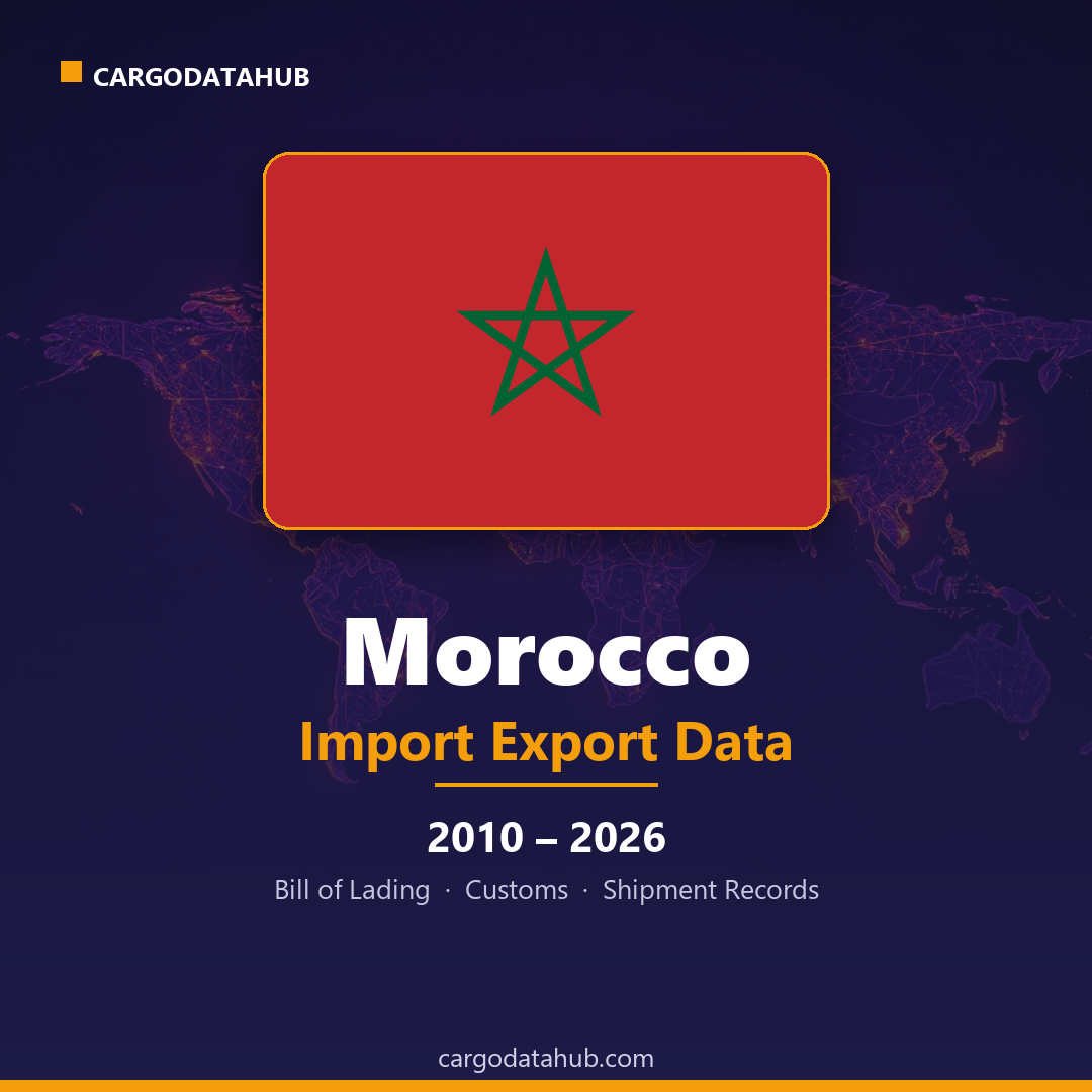 Morocco Import Export Data