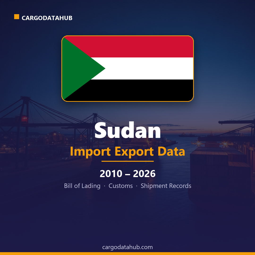 Sudan Import Export Data