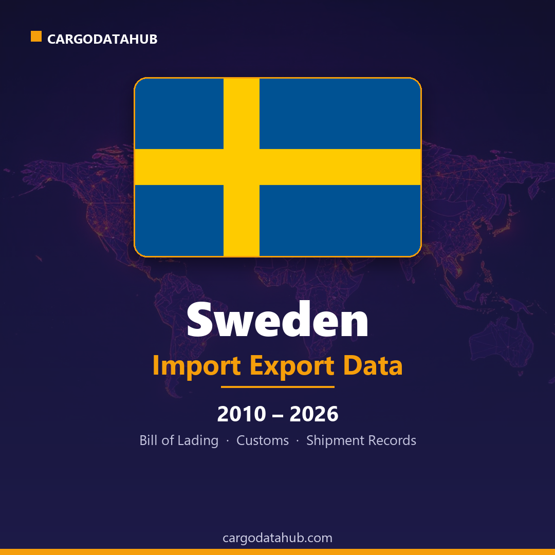 Sweden Import Export Data