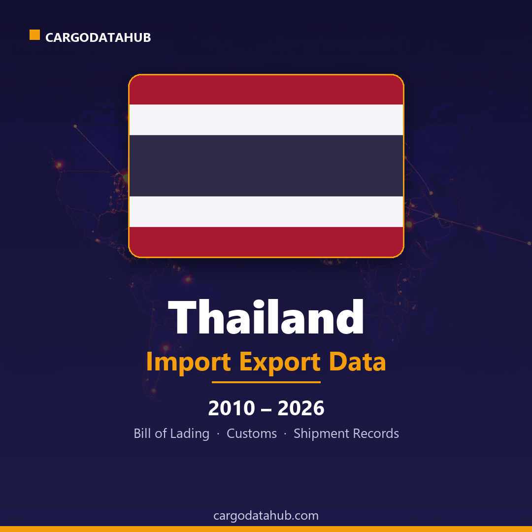 Thailand Import Export Data